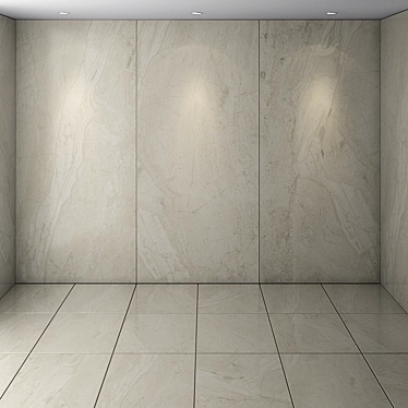 Marble Magic: Elegant Stone Slab 3D model image 1 