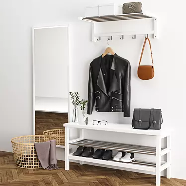 IKEA Closet: Space-Saving Storage Solution 3D model image 1 