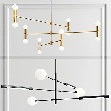 Yoka & Runna Modern Lighting Collection 3D model image 1 