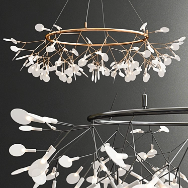 Mini Moooi Heracleum Chandelier 3D model image 1 