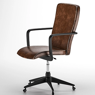 ErgoMax Office Chair: Comfort & Style 3D model image 1 