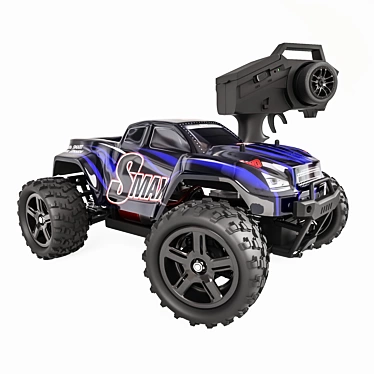Turbocharged Remo Hobby Monster Truck 3D model image 1 