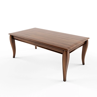 Sleek Modern Coffee Table 3D model image 1 