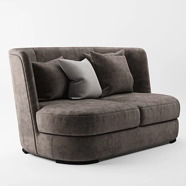 Modern Comfort: Hamilton Conte Gabbo Sofa 3D model image 1 