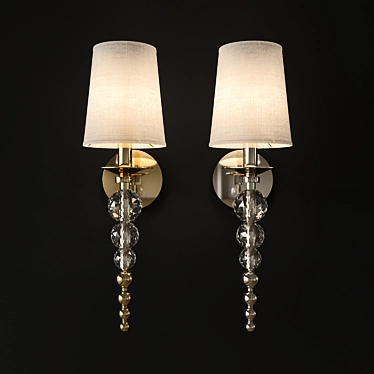 Persis Wall Sconce - Elegant Lighting Fixture 3D model image 1 