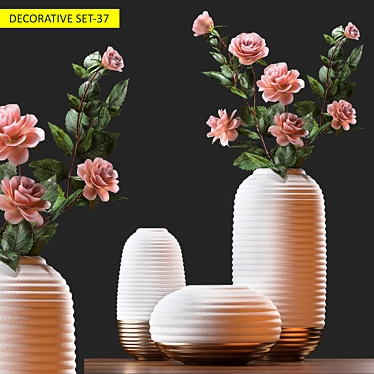 Elegant Decor Set: 3D Max & OBJ 3D model image 1 