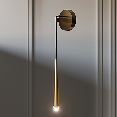 Aquitaine Sconce: Elegance Enlightened 3D model image 1 