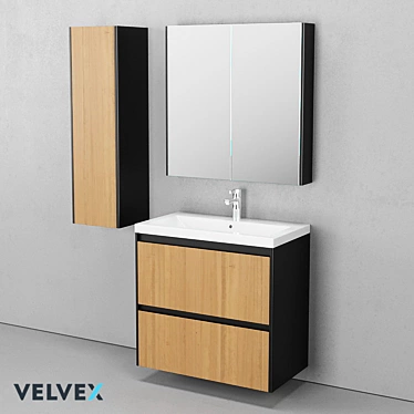 Velvex Klaufs 2Y Bathroom Set 3D model image 1 