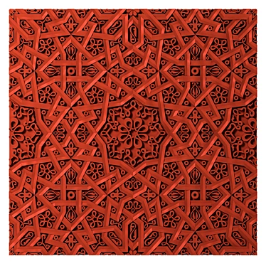 Terracotta Ornament: Panels of the East 3D model image 1 