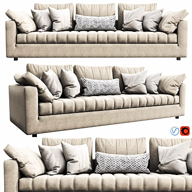 Luxurious Linteloo Moreno Sofa 3D model image 1 