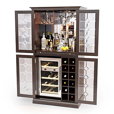 Firenze Wine and Spirits Armoire Bar