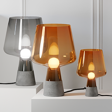 Title: Leimu Table Lamps: Timeless Elegance 3D model image 1 