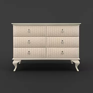 ROMA Beige Chest by Fratelli Barri 3D model image 1 