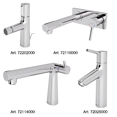 HANSGROHE Talis S Bath Faucet Collection 3D model image 1 