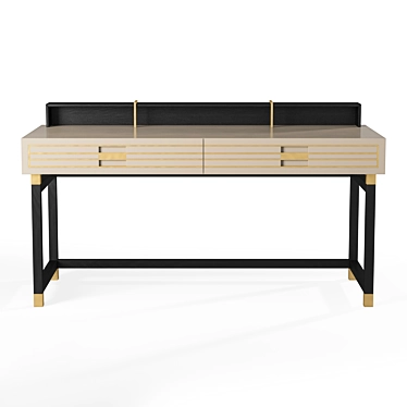 Modern Edinburgh Writing Desk 3D model image 1 