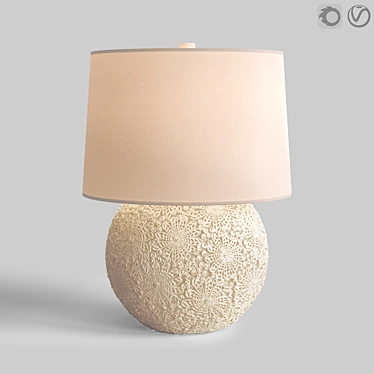 Ayla Table Lamp: Elegant Restoration Hardware Design 3D model image 1 