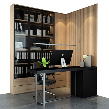 Premium Cabinet Furniture Set 3D model image 1 