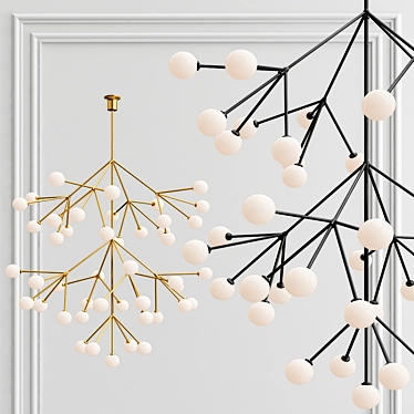 Modern Mara Grande Chandelier 3D model image 1 