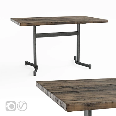 Crafted Bar Table | Original Design 3D model image 1 