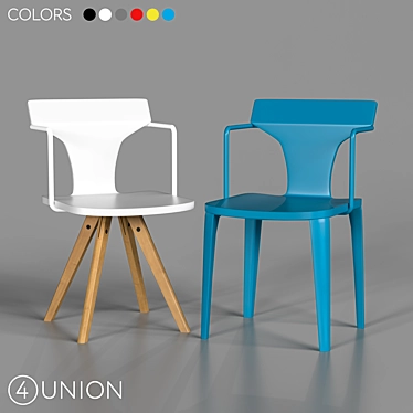 Modern Minimalist Chairs BC-8321 3D model image 1 