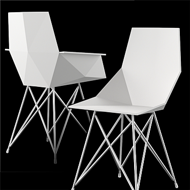 Modern Vondom Faz Chairs 3D model image 1 