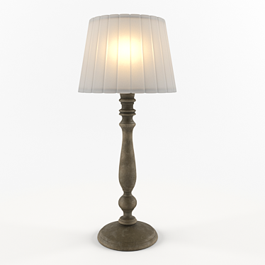 Modern Table Lamp: Polycount, Dimensions, 4k Textures 3D model image 1 