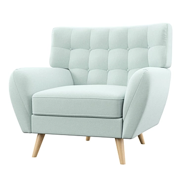 Elegant Casen Armchair: Perfect Comfort 3D model image 1 