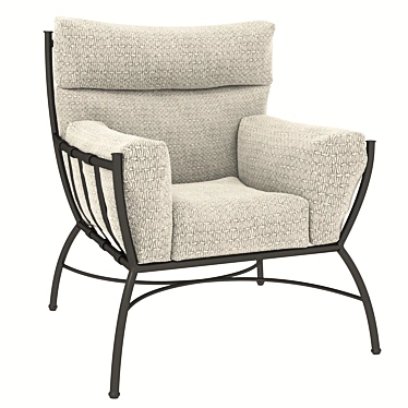 Majestic Majorca Lounge Chair 3D model image 1 