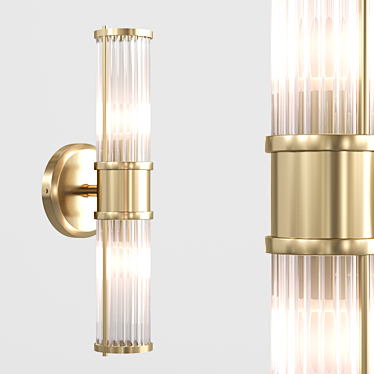 Elegant Harry WL Sconce 3D model image 1 