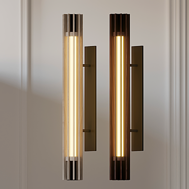  BEACON 30 Wall Sconce: Timeless Elegance 3D model image 1 