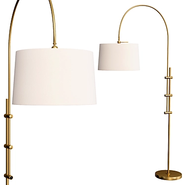 Maren Arc Lamp: Timeless Elegance for Your Space 3D model image 1 