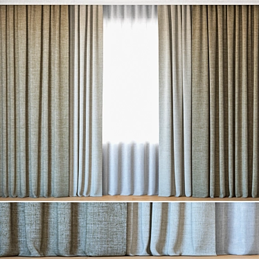 Sheer Elegance | Curtains & Tulle 3D model image 1 