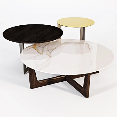 Poltrona Frau Ilary Coffee Tables 3D model image 1 