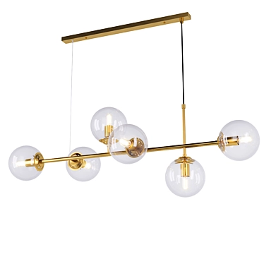 BB Chandelier - Elegant Lighting Fixture 3D model image 1 