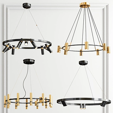 Luxurious Chandelier Collection-32 3D model image 1 
