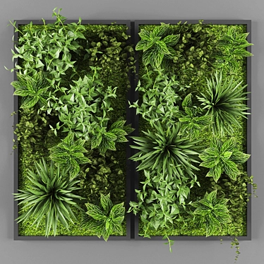 Polys Vertical Garden: Green Your Space 3D model image 1 