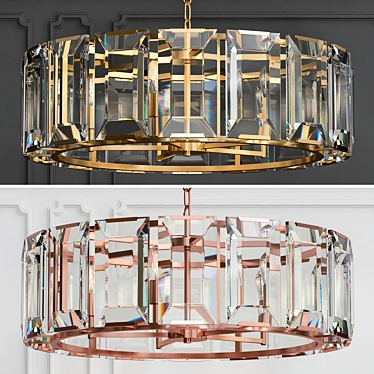 Kebo Luxury Hardware - Elegant Modern Loft Pendant 3D model image 1 