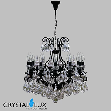 Crystal Lux Magnifico SP13 Classic Pendant 3D model image 1 