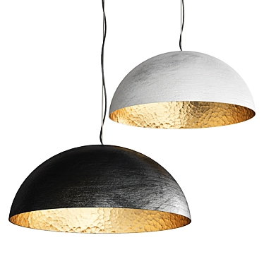 Elegant Magma Pendant Lamp 3D model image 1 