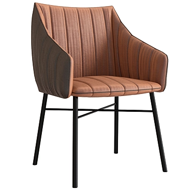 Elegant Ruby Chair: Comfort and Style 3D model image 1 
