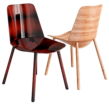 Elegant Ergonomic Chairs: Jin Kuramoto Offecct 3D model image 1 