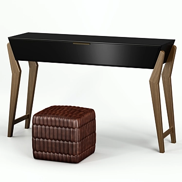 MC Brera Quaranta: Versatile and Elegant Pouf & Console 3D model image 1 