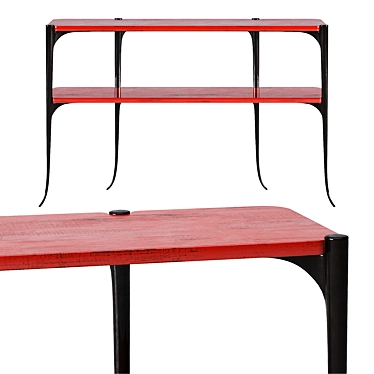 Elegant Chime Console - Elan's Exquisite Piece 3D model image 1 