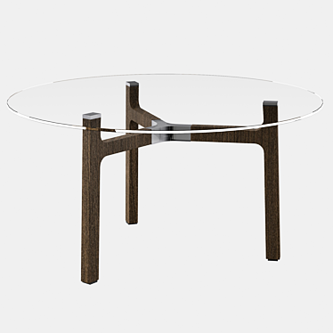 Elegant Porto JAB Coffee Tables 3D model image 1 