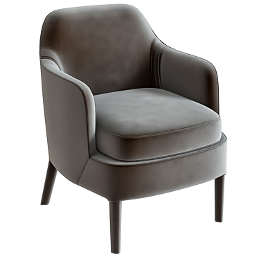 Luxurious Comfort: Citterio Febo Armchair 3D model image 1 