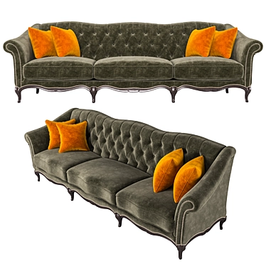 Modern 2-Seater Bykepi Sofa 3D model image 1 