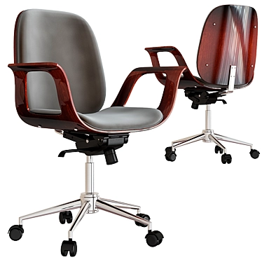 Elegant Walnut Kare - Timeless Beauty 3D model image 1 