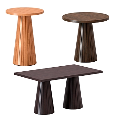 Cordoba Tables - Stylish Set for Modern Living 3D model image 1 