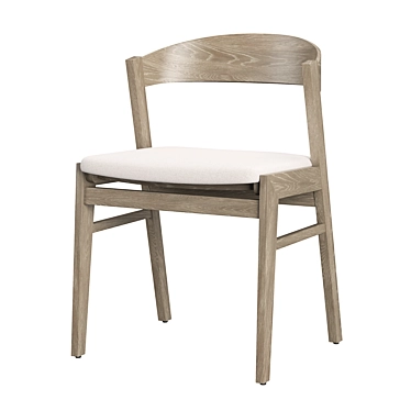 Modern RH Anders Dining Chair 3D model image 1 