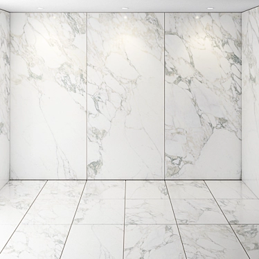 Elegant Marble Stone Slab 3D model image 1 